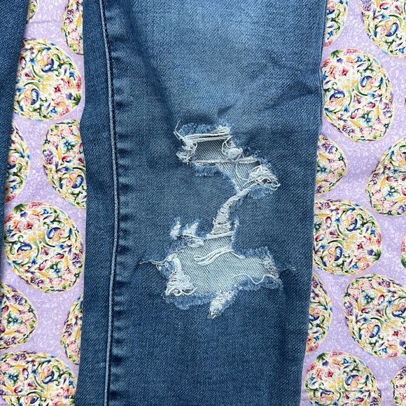American Eagle distressed next level stretch high rise jegging size 0 - Picture 2 of 9